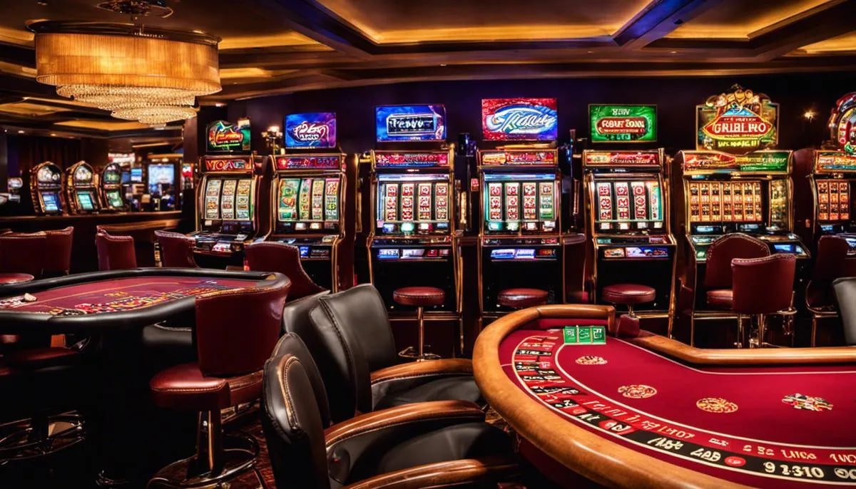Live Caribbean Stud Poker table at cepat777 login studio with dealer and player cards visible